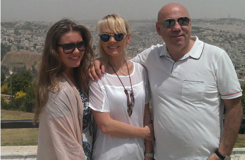 Иосиф Пригожин, Валерия и их дочь Анна Шульгина в Израиле