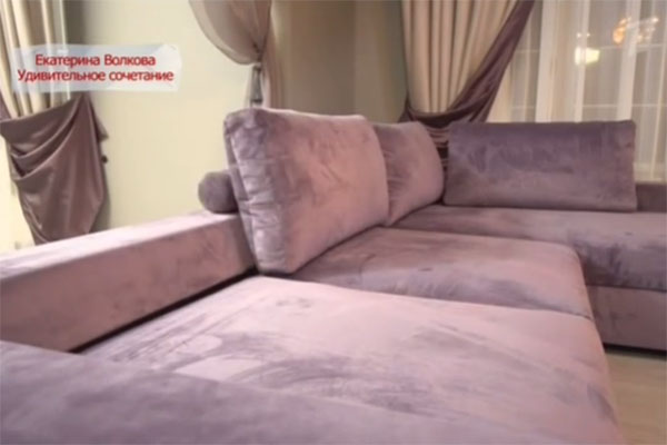 Угловой диван обит антивандальной тканью