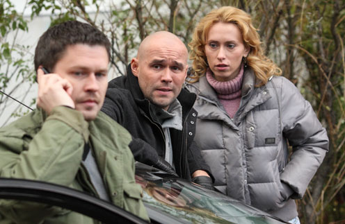 Мария Болтнева с коллегами по сериалу "Глухарь" Мария Болтнева с коллегами по сериалу "Глухарь"
