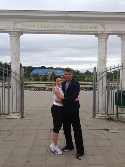 Борис Немцов со старшей дочерью Жанной
