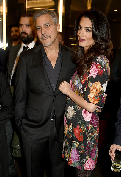 Амаль и Джордж Клуни на вечере в Лондоне