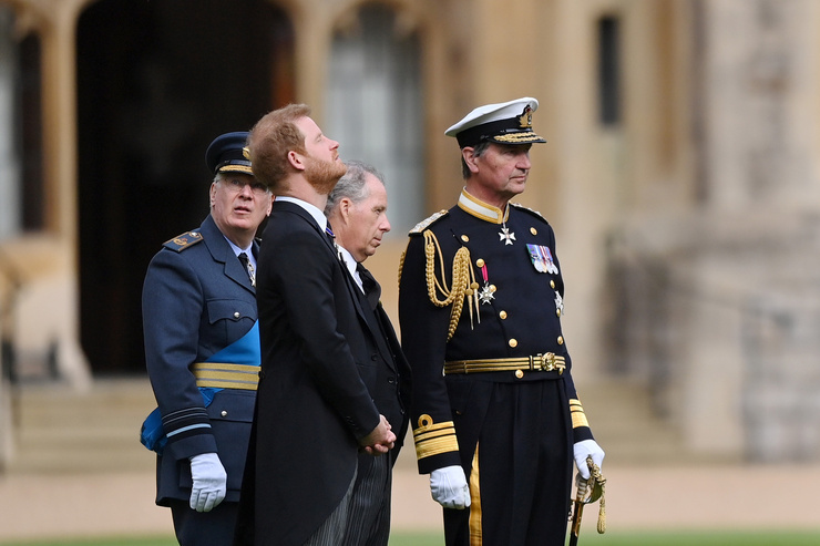 Prince Harry had no face.  He loved his grandmother very much