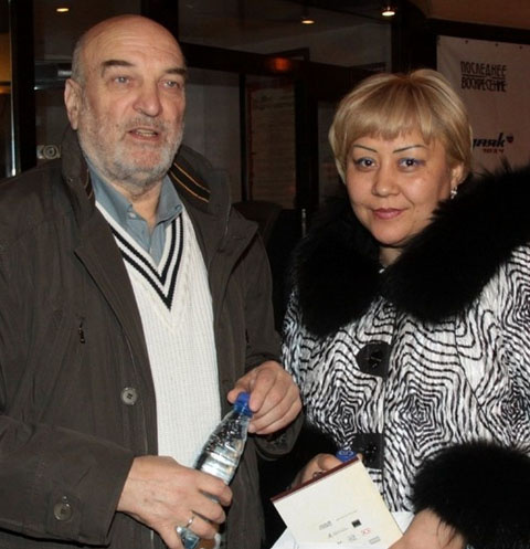Алексей Петренко с женой Азимой