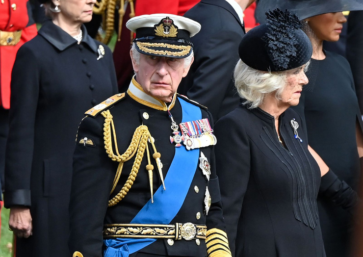 Prince Charles, who became Charles III, with Queen Consort Camilla Parker-Bowles