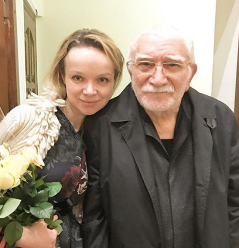 Армен Джигарханян и Виталина Цымбалюк-Романовская Армен Джигарханян и Виталина Цымбалюк-Романовская