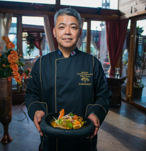 Легендарный повар из Токио накормил посетителей Buddha-Bar