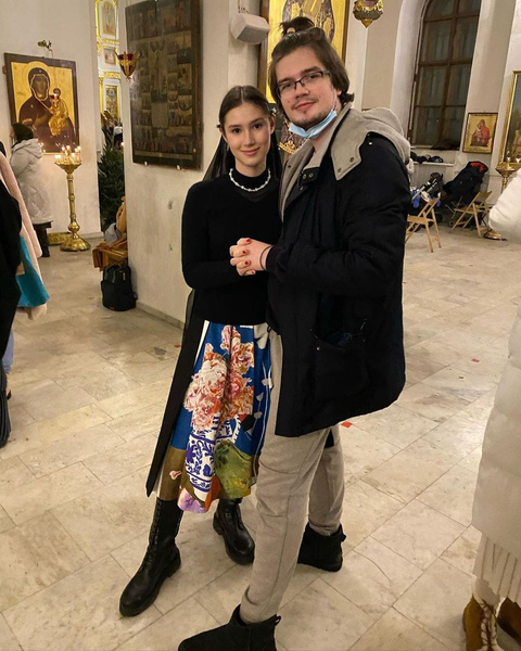 Дина Немцова с мужем Дмитрием Матевосовым