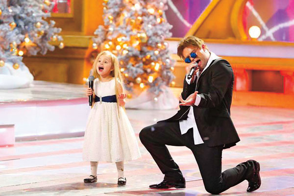 Дочка Виталия стала звездой, спев с ним на шоу «Один в один!»