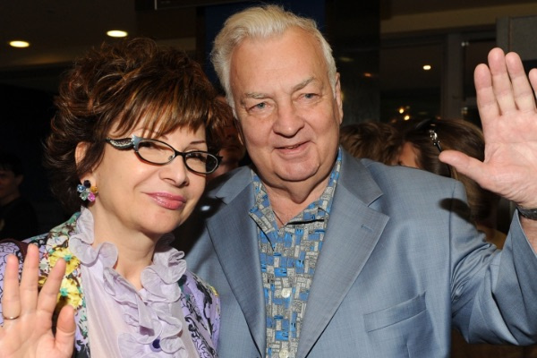 Михаил Державин с супругой Роксаной Бабаян 