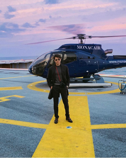 Yachts and helicopters are Dimash's favorite means of transport