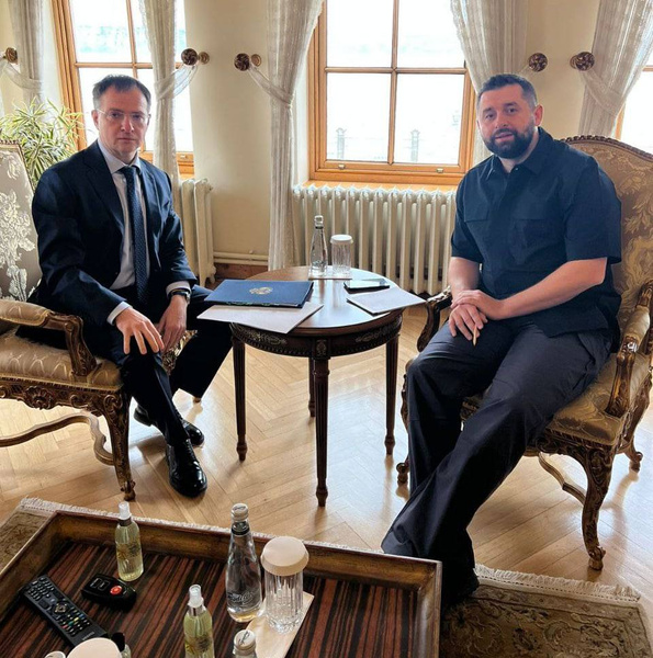 Владимир Мединский и Давид Арахамия Владимир Мединский и Давид Арахамия
