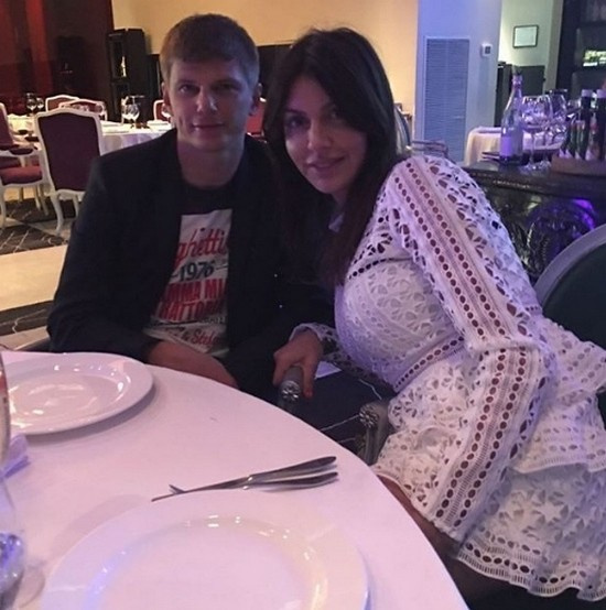 Андрей Аршавин и его супруга Алиса