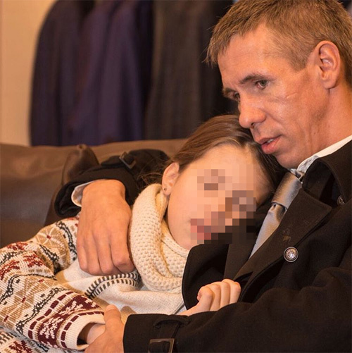 Алексей Панин с дочерью Алексей Панин с дочерью